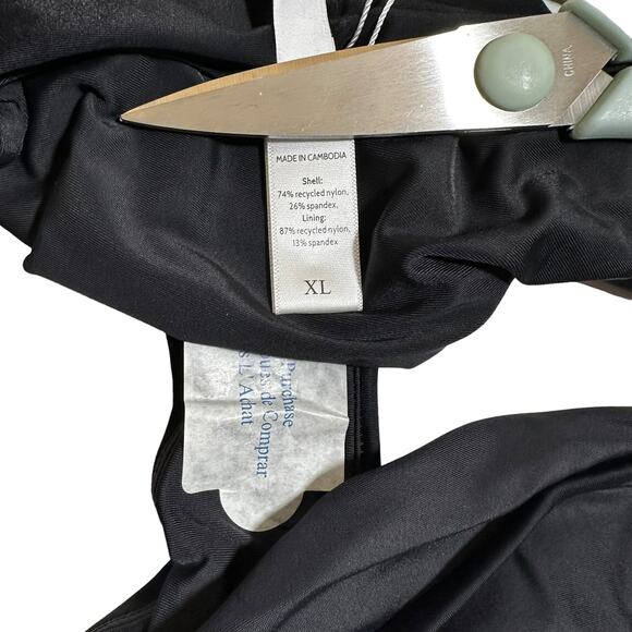 NWT Andie Swim The Riviera Bikini Bottom Black Size XL Beach Pool Travel Summer - Picture 5 of 7